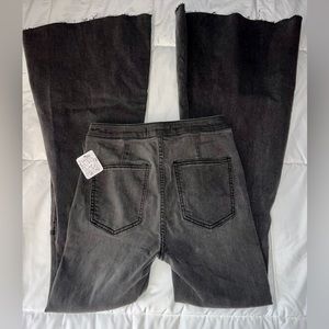 Free People - Just Float On Flare Jeans Black